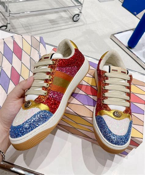 gucci sparkle sneakers replica|sneaker gucci real.